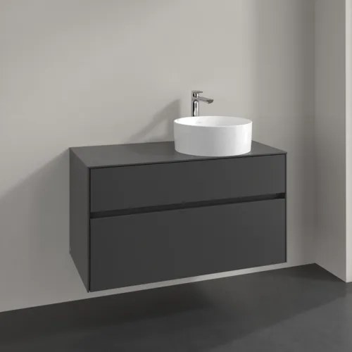 VILLEROY BOCH Collaro toaletní skříňka, 2 výsuvy, 1000 x 548 x 500 mm, grafit / grafit #C04000VR, obrázek 2