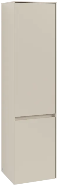 VILLEROY BOCH Vysoká skříň Collaro, 2 dveře, 404 x 1538 x 349 mm, Cashmere Grey / Cashmere Grey #C03300VN