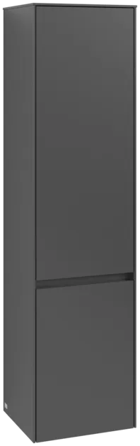 VILLEROY BOCH Vysoká skříň Collaro, 2 dveře, 404 x 1538 x 349 mm, Grafit / Grafit #C03300VR