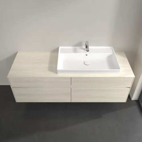 VILLEROY BOCH Toaletní skříňka Collaro, s osvětlením, 4 výsuvy, 1600 x 548 x 500 mm, bílý dub / bílý dub #C027B0AA, obrázek 4