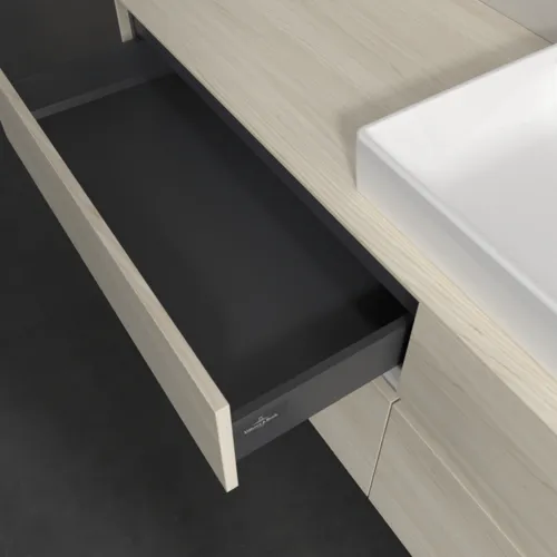 VILLEROY BOCH Toaletní skříňka Collaro, s osvětlením, 4 výsuvy, 1600 x 548 x 500 mm, bílý dub / bílý dub #C027B0AA, obrázek 8
