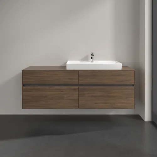 VILLEROY BOCH Toaletní skříňka Collaro, 4 výsuvy, 1600 x 548 x 500 mm, Arizona Oak / Arizona Oak #C02700VH, obrázek 3