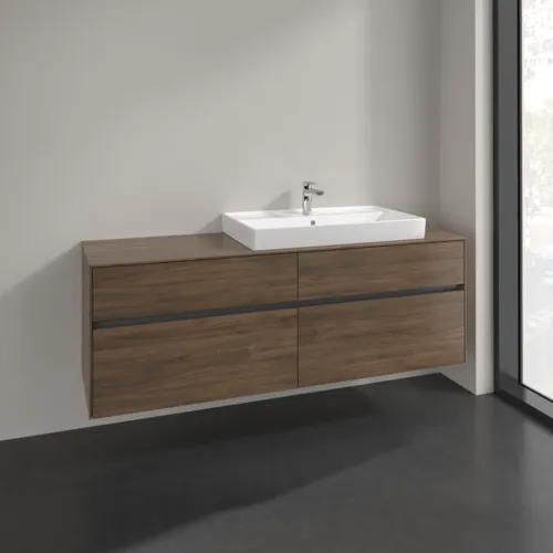 VILLEROY BOCH Toaletní skříňka Collaro, 4 výsuvy, 1600 x 548 x 500 mm, Arizona Oak / Arizona Oak #C02700VH, obrázek 2