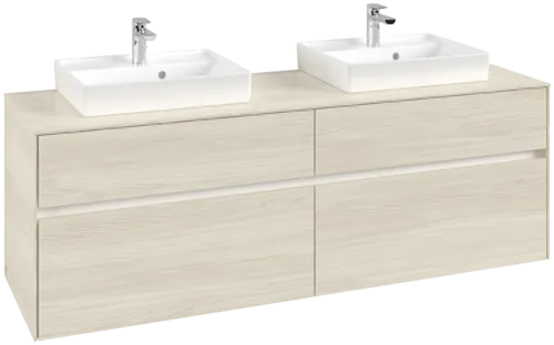 VILLEROY BOCH Toaletní skříňka Collaro, 4 výsuvy, 1600 x 548 x 500 mm, bílý dub / bílý dub #C02100AA