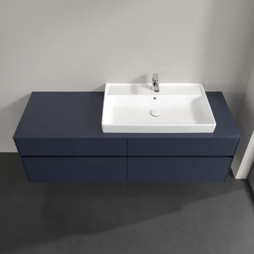 VILLEROY BOCH Toaletní skříňka Collaro, 4 výsuvy, 1600 x 548 x 500 mm, Marine Blue / Marine Blue #C02700VQ, obrázek 4