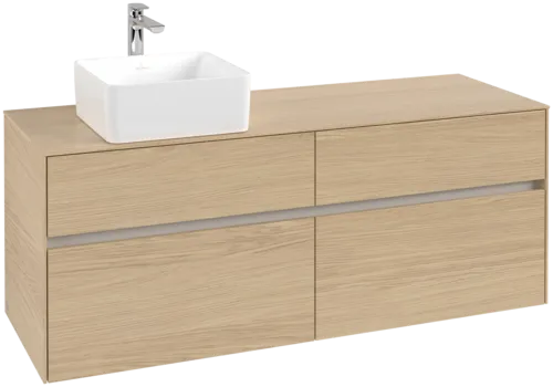 VILLEROY BOCH Toaletní skříňka Collaro, 4 výsuvy, 1400 x 548 x 500 mm, severský dub / severský dub #C04600VJ