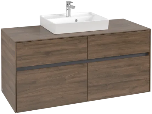 VILLEROY BOCH Toaletní skříňka Collaro, 4 výsuvy, 1200 x 548 x 500 mm, Arizona Oak / Arizona Oak #C07000VH