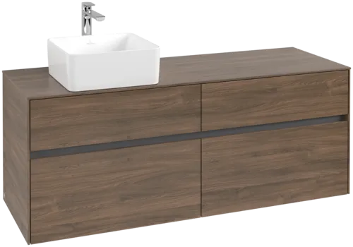 VILLEROY BOCH Toaletní skříňka Collaro, 4 výsuvy, 1400 x 548 x 500 mm, Arizona Oak / Arizona Oak #C04600VH