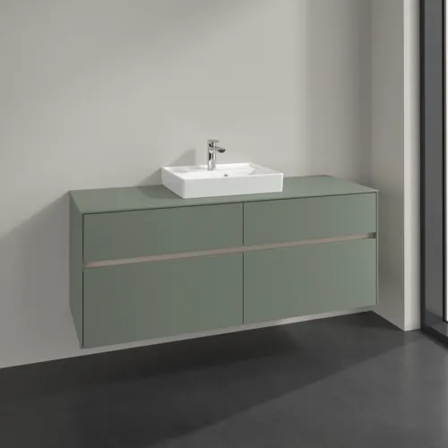 VILLEROY BOCH Toaletní skříňka Collaro, 4 výsuvy, 1400 x 548 x 500 mm, Soft Green / Soft Green #C07300AF, obrázek 2