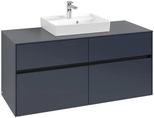 VILLEROY BOCH Collaro toaletní skříňka, 4 zásuvky, 1200 x 548 x 500 mm, Marine Blue / Marine Blue #C07000VQ