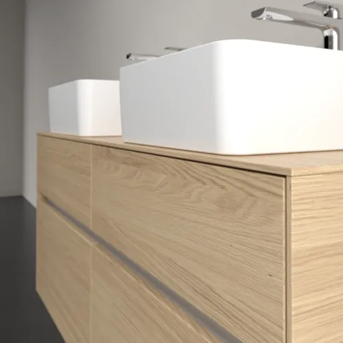 VILLEROY BOCH Toaletní skříňka Collaro, s osvětlením, 4 výsuvy, 1200 x 548 x 500 mm, severský dub / severský dub #C044B0VJ, obrázek 6