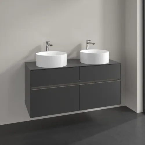 VILLEROY BOCH Collaro toaletní skříňka, s osvětlením, 4 výsuvy, 1200 x 548 x 500 mm, Grafit / Grafit #C044B0VR, obrázek 2