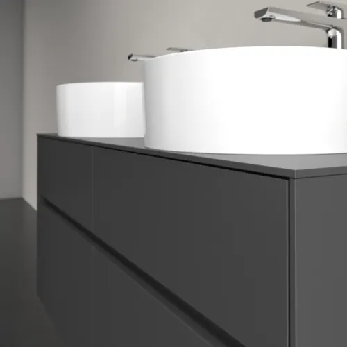 VILLEROY BOCH Collaro toaletní skříňka, s osvětlením, 4 výsuvy, 1200 x 548 x 500 mm, Grafit / Grafit #C044B0VR, obrázek 6