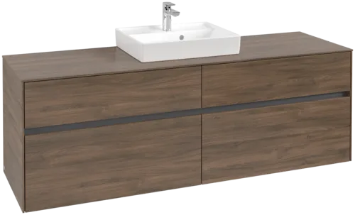 VILLEROY BOCH Toaletní skříňka Collaro, 4 výsuvy, 1600 x 548 x 500 mm, Arizona Oak / Arizona Oak #C07700VH