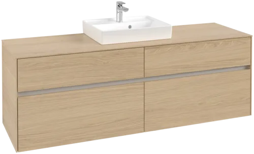 VILLEROY BOCH Toaletní skříňka Collaro, 4 výsuvy, 1600 x 548 x 500 mm, severský dub / severský dub #C07700VJ