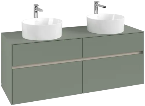 VILLEROY BOCH Toaletní skříňka Collaro, 4 výsuvy, 1400 x 548 x 500 mm, Soft Green / Soft Green #C04800AF