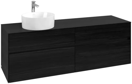 VILLEROY BOCH Toaletní skříňka Collaro, 4 výsuvy, 1600 x 548 x 500 mm, černý dub / černý dub #C05000AB