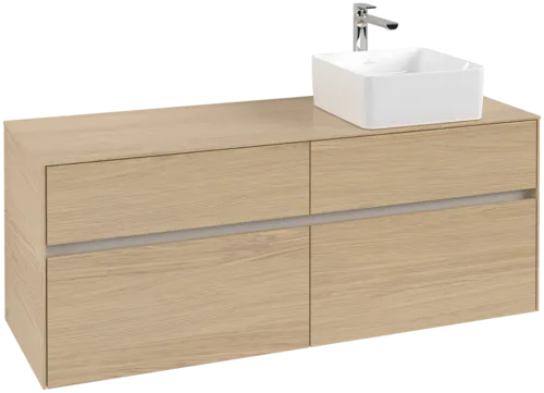 VILLEROY BOCH Toaletní skříňka Collaro, 4 výsuvy, 1400 x 548 x 500 mm, severský dub / severský dub #C04700VJ