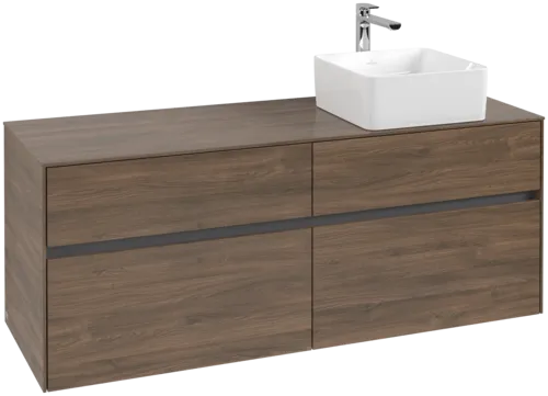 VILLEROY BOCH Toaletní skříňka Collaro, 4 výsuvy, 1400 x 548 x 500 mm, Arizona Oak / Arizona Oak #C04700VH