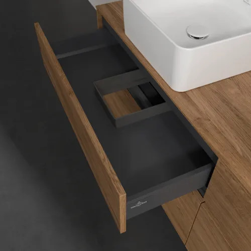 VILLEROY BOCH Toaletní skříňka Collaro, 4 výsuvy, 1600 x 548 x 500 mm, dub Kansas #C05200RH, obrázek 7