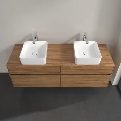 VILLEROY BOCH Toaletní skříňka Collaro, 4 výsuvy, 1600 x 548 x 500 mm, dub Kansas #C05200RH, obrázek 4