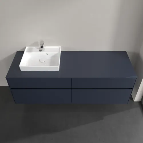 VILLEROY BOCH Toaletní skříňka Collaro, 4 výsuvy, 1600 x 548 x 500 mm, Marine Blue / Marine Blue #C07800VQ, obrázek 4