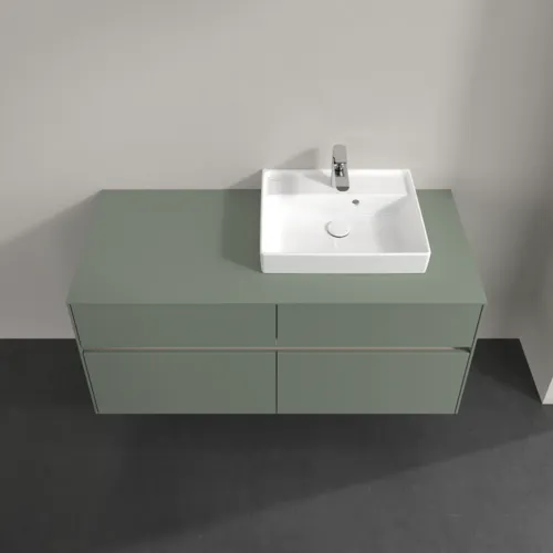 VILLEROY BOCH Toaletní skříňka Collaro, 4 výsuvy, 1200 x 548 x 500 mm, Soft Green / Soft Green #C07200AF, obrázek 4