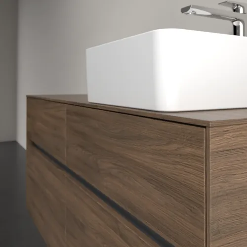 VILLEROY BOCH Toaletní skříňka Collaro, s osvětlením, 4 výsuvy, 1200 x 548 x 500 mm, Arizona Oak / Arizona Oak #C043B0VH, obrázek 6