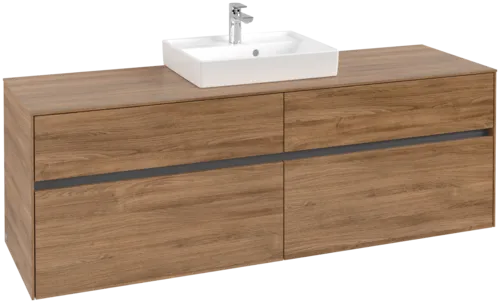 VILLEROY BOCH Toaletní skříňka Collaro, 4 výsuvy, 1600 x 548 x 500 mm, dub Kansas #C07700RH