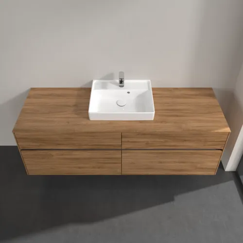 VILLEROY BOCH Toaletní skříňka Collaro, 4 výsuvy, 1600 x 548 x 500 mm, dub Kansas #C07700RH, obrázek 4
