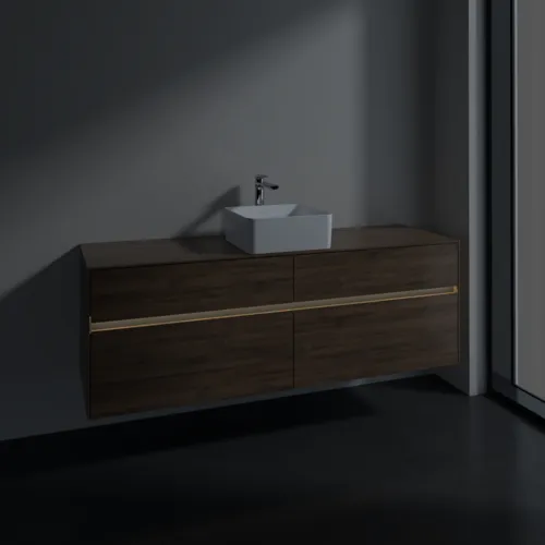 VILLEROY BOCH Toaletní skříňka Collaro, s osvětlením, 4 výsuvy, 1600 x 548 x 500 mm, Arizona Oak / Arizona Oak #C049B0VH, obrázek 5