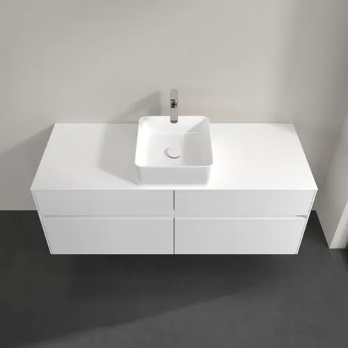 VILLEROY BOCH Toaletní skříňka Collaro, s osvětlením, 4 výsuvy, 1400 x 548 x 500 mm, lesklá bílá / lesklá bílá #C045B0DH, obrázek 4