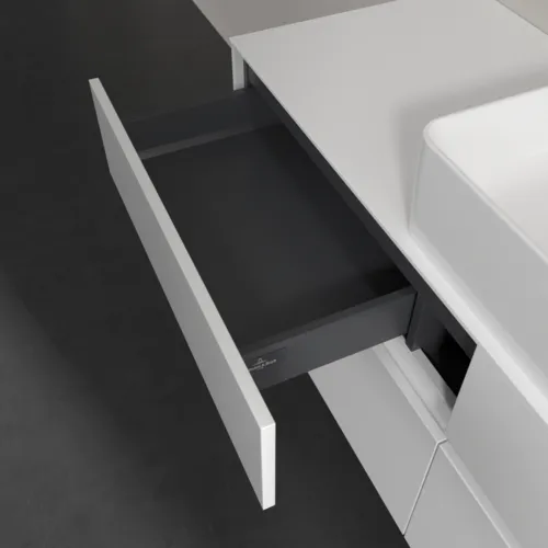 VILLEROY BOCH Toaletní skříňka Collaro, s osvětlením, 4 výsuvy, 1400 x 548 x 500 mm, lesklá bílá / lesklá bílá #C045B0DH, obrázek 8