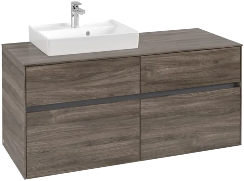 VILLEROY BOCH Toaletní skříňka Collaro, 4 výsuvy, 1200 x 548 x 500 mm, dub kamenný #C07100RK