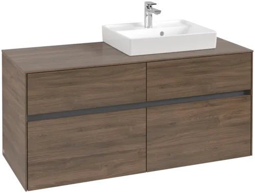 VILLEROY BOCH Toaletní skříňka Collaro, 4 výsuvy, 1200 x 548 x 500 mm, Arizona Oak / Arizona Oak #C07200VH