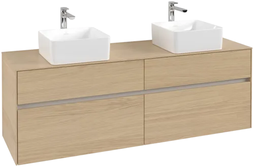 VILLEROY BOCH Toaletní skříňka Collaro, 4 výsuvy, 1600 x 548 x 500 mm, severský dub / severský dub #C05200VJ