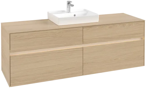 VILLEROY BOCH Toaletní skříňka Collaro, s osvětlením, 4 výsuvy, 1600 x 548 x 500 mm, severský dub / severský dub #C077B0VJ