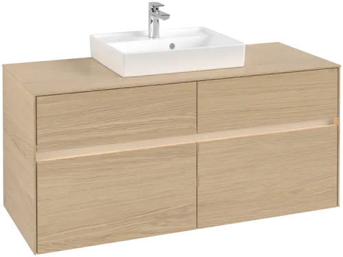 VILLEROY BOCH Toaletní skříňka Collaro, s osvětlením, 4 výsuvy, 1200 x 548 x 500 mm, severský dub / severský dub #C070B0VJ