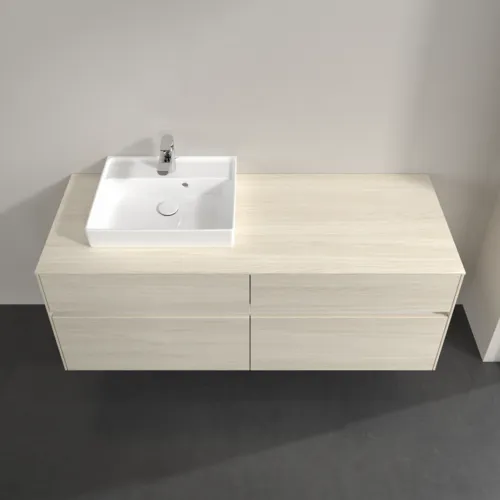 VILLEROY BOCH Toaletní skříňka Collaro, 4 výsuvy, 1400 x 548 x 500 mm, bílý dub / bílý dub #C07400AA, obrázek 4