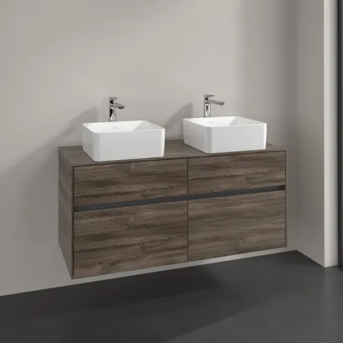 VILLEROY BOCH Toaletní skříňka Collaro, 4 výsuvy, 1200 x 548 x 500 mm, dub kamenný #C04400RK, obrázek 2
