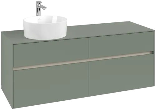 VILLEROY BOCH Toaletní skříňka Collaro, 4 výsuvy, 1400 x 548 x 500 mm, Soft Green / Soft Green #C04600AF