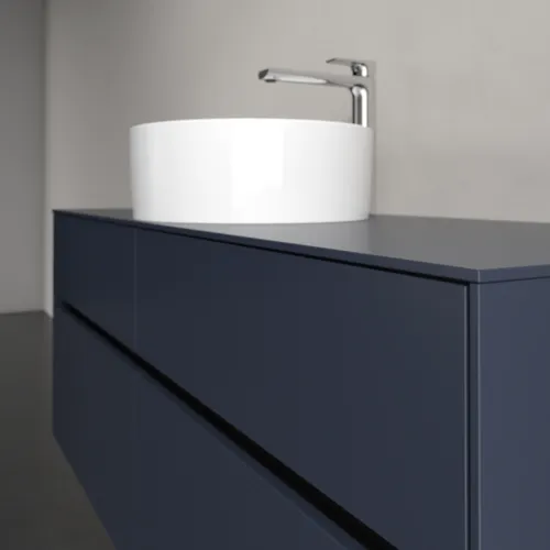 VILLEROY BOCH Toaletní skříňka Collaro, 4 zásuvky, 1400 x 548 x 500 mm, Marine Blue / Marine Blue #C04500VQ, obrázek 5