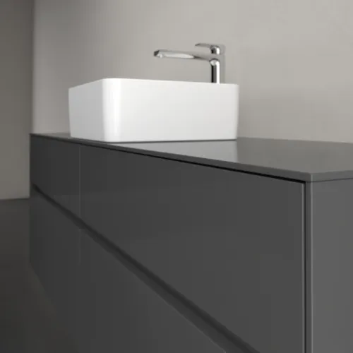 VILLEROY BOCH Toaletní skříňka Collaro, 4 výsuvy, 1600 x 548 x 500 mm, lesklá šedá / lesklá šedá #C04900FP, obrázek 5
