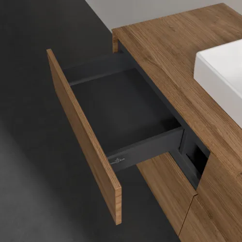 VILLEROY BOCH Toaletní skříňka Collaro, 4 výsuvy, 1200 x 548 x 500 mm, dub Kansas #C07000RH, obrázek 7