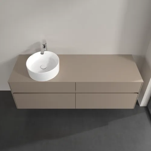 VILLEROY BOCH Toaletní skříňka Collaro, 4 výsuvy, 1600 x 548 x 500 mm, taupe / taupe #C05000VM, obrázek 4