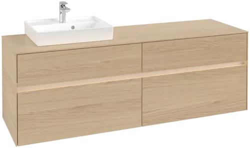 VILLEROY BOCH Toaletní skříňka Collaro, s osvětlením, 4 výsuvy, 1600 x 548 x 500 mm, severský dub / severský dub #C078B0VJ