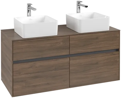 VILLEROY BOCH Toaletní skříňka Collaro, 4 výsuvy, 1200 x 548 x 500 mm, Arizona Oak / Arizona Oak #C04400VH