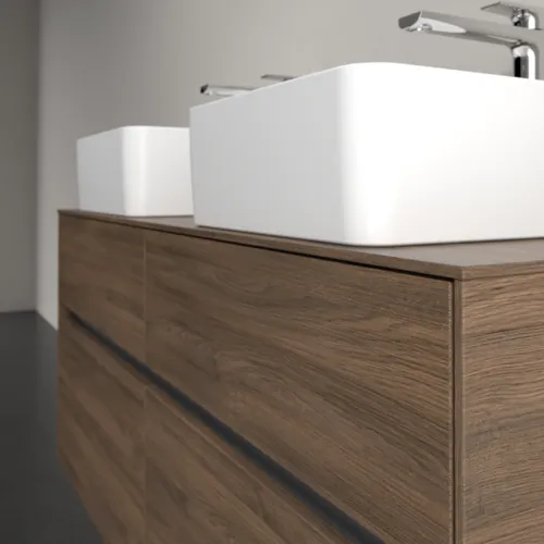 VILLEROY BOCH Toaletní skříňka Collaro, 4 výsuvy, 1200 x 548 x 500 mm, Arizona Oak / Arizona Oak #C04400VH, obrázek 5