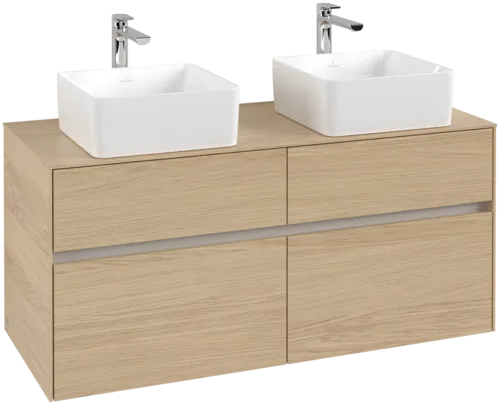 VILLEROY BOCH Toaletní skříňka Collaro, 4 výsuvy, 1200 x 548 x 500 mm, severský dub / severský dub #C04400VJ