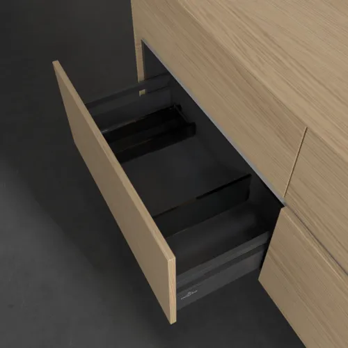 VILLEROY BOCH Toaletní skříňka Collaro, s osvětlením, 4 výsuvy, 1400 x 548 x 500 mm, severský dub / severský dub #C047B0VJ, obrázek 7